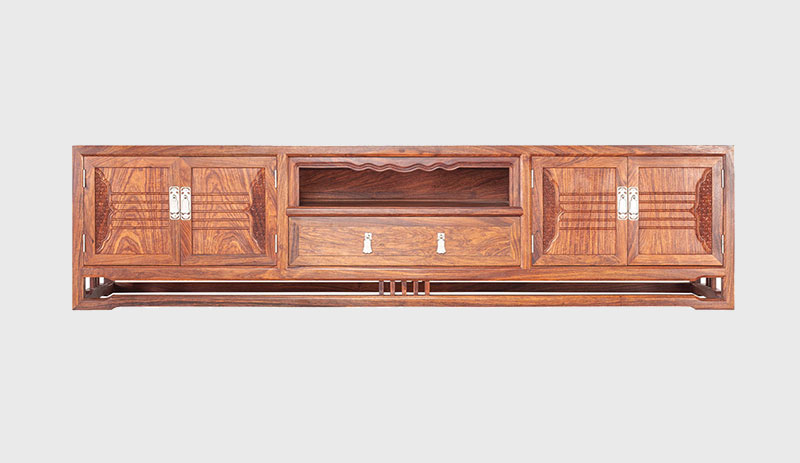 泉州刺猬紫檀电视柜低柜现代中式全实木电视柜客厅高低柜